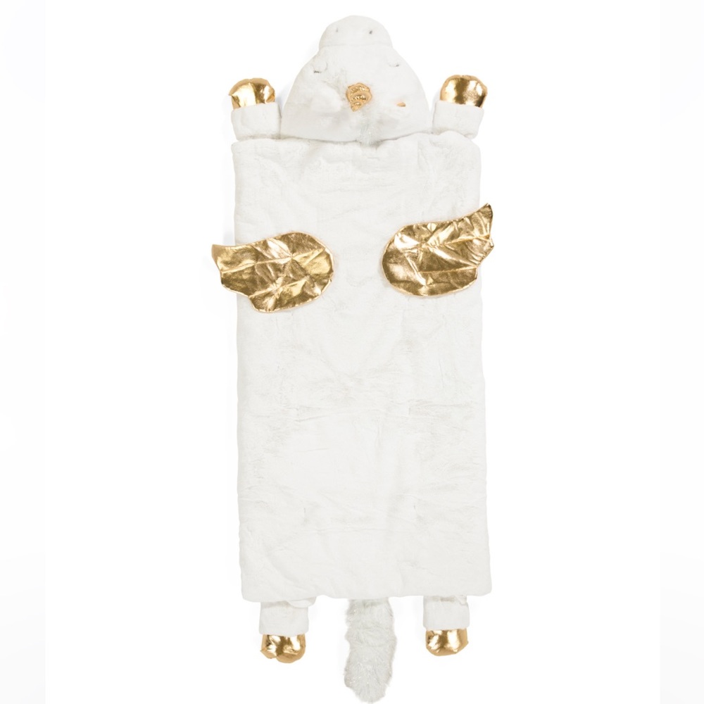 Original Plastic Pegasus Plush Sleeping Bag FROLICS Cozy Blanket Nap Kids NWT